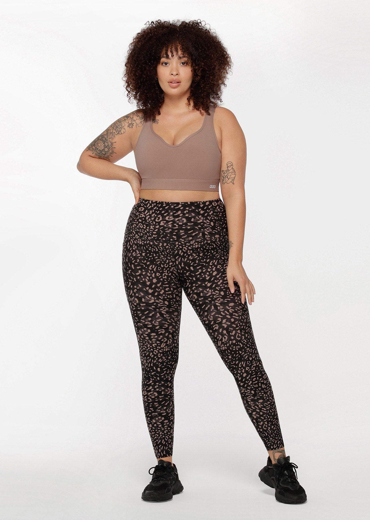 Lorna Jane Night Cat Phone Pocket Full Length Leggings - Night Cat Print