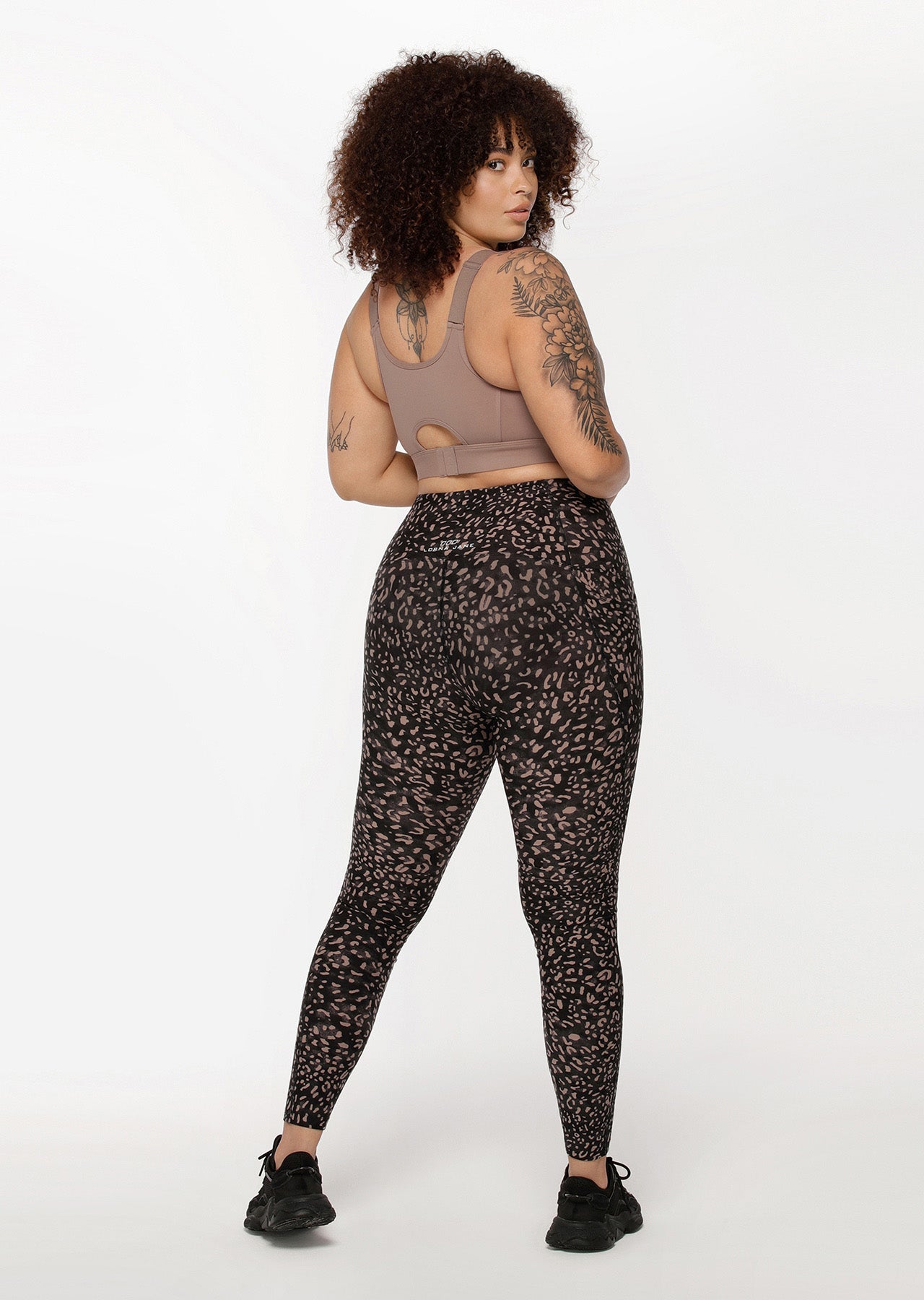 Lorna Jane Night Cat Phone Pocket Full Length Leggings - Night Cat Print