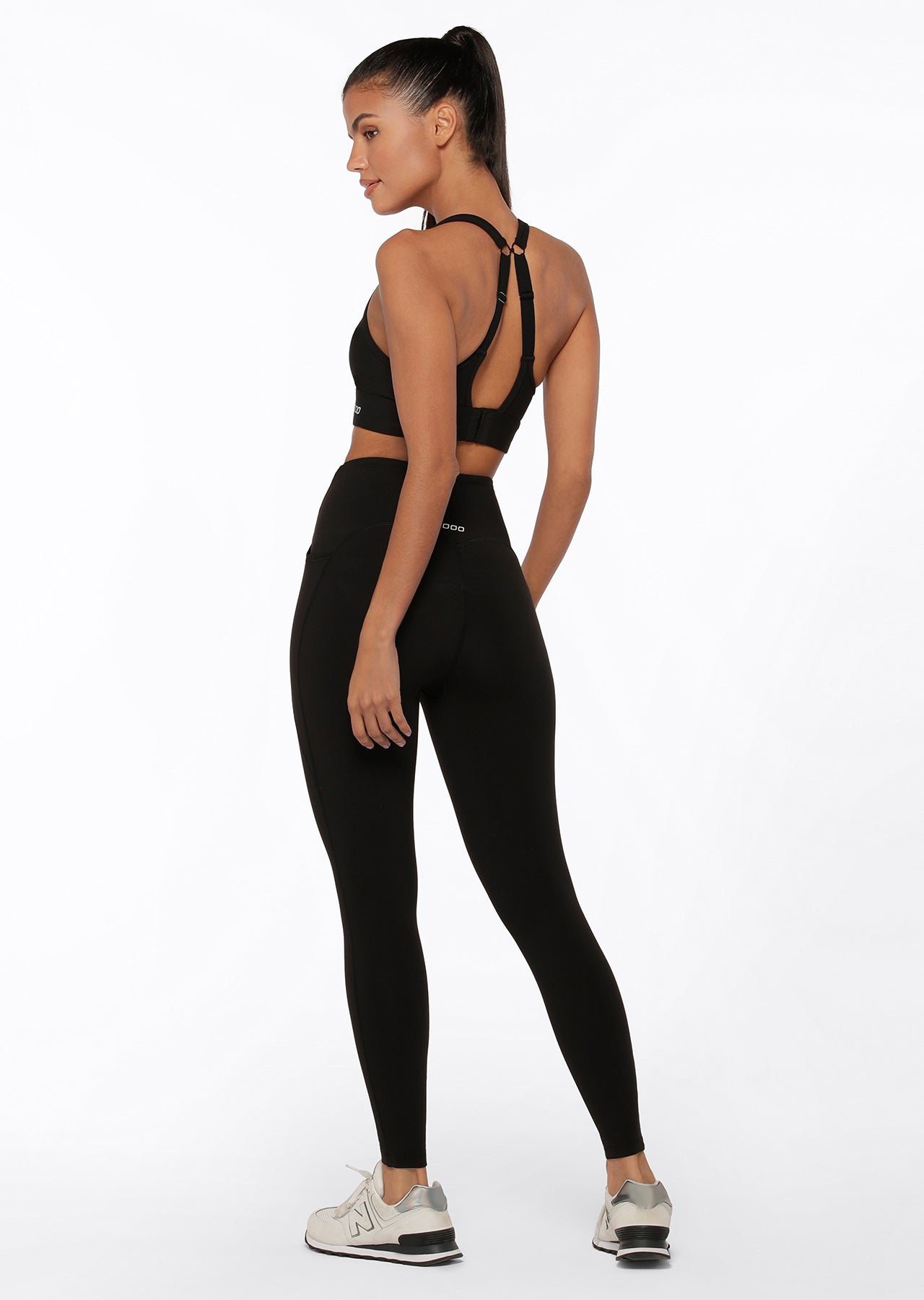 Lorna Jane No Chafe Aloe Vera Full Length Leggings - Black