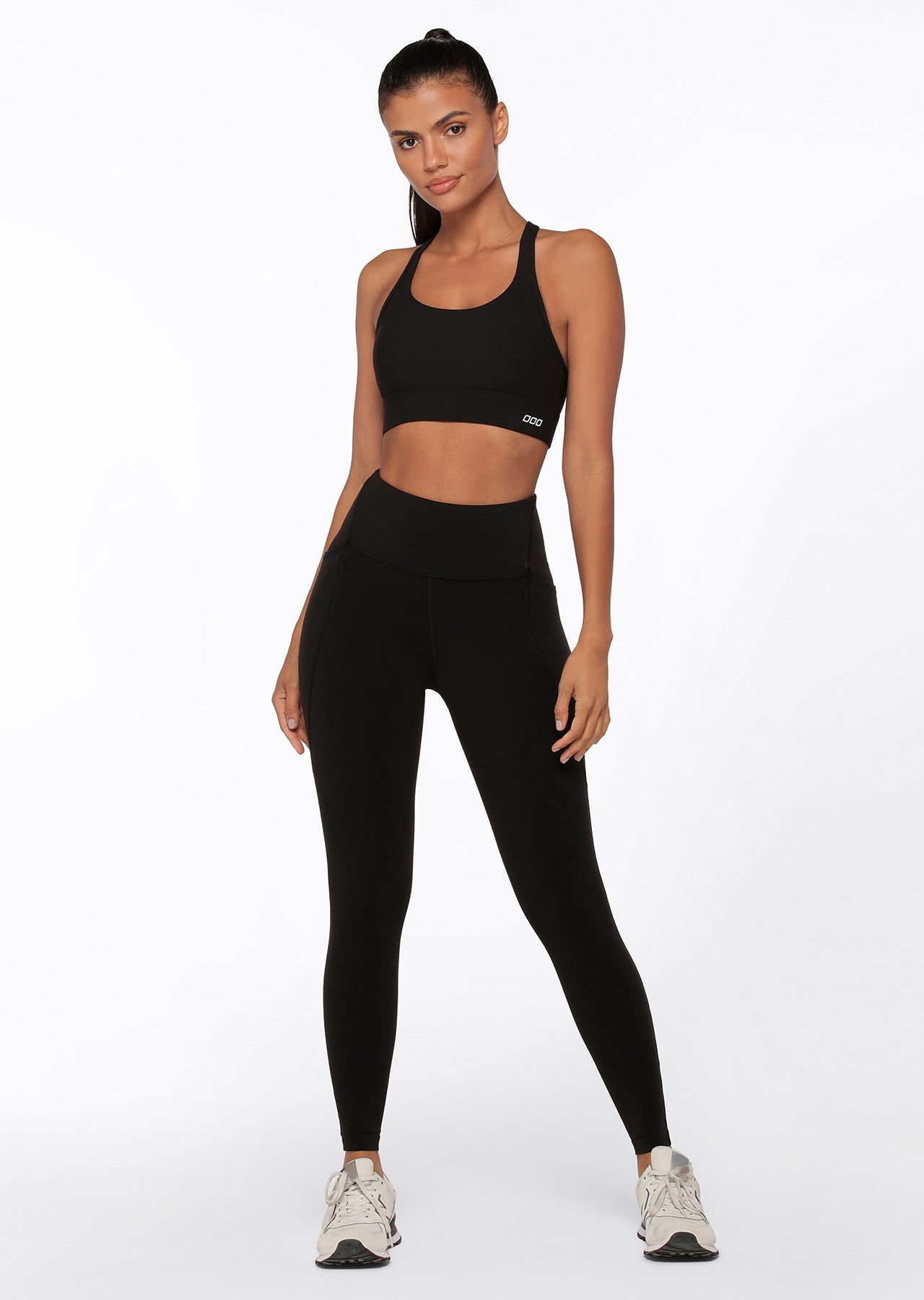 Lorna Jane No Chafe Aloe Vera Full Length Leggings - Black