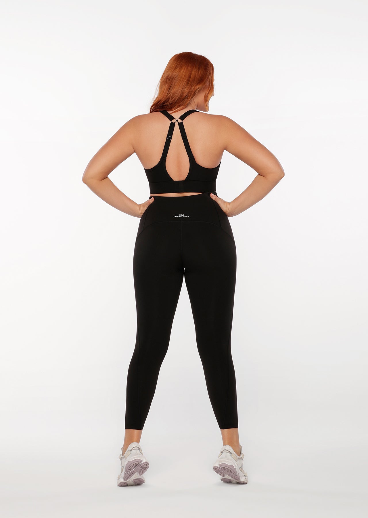 Lorna Jane No Dig Ankle Biter Leggings - Black