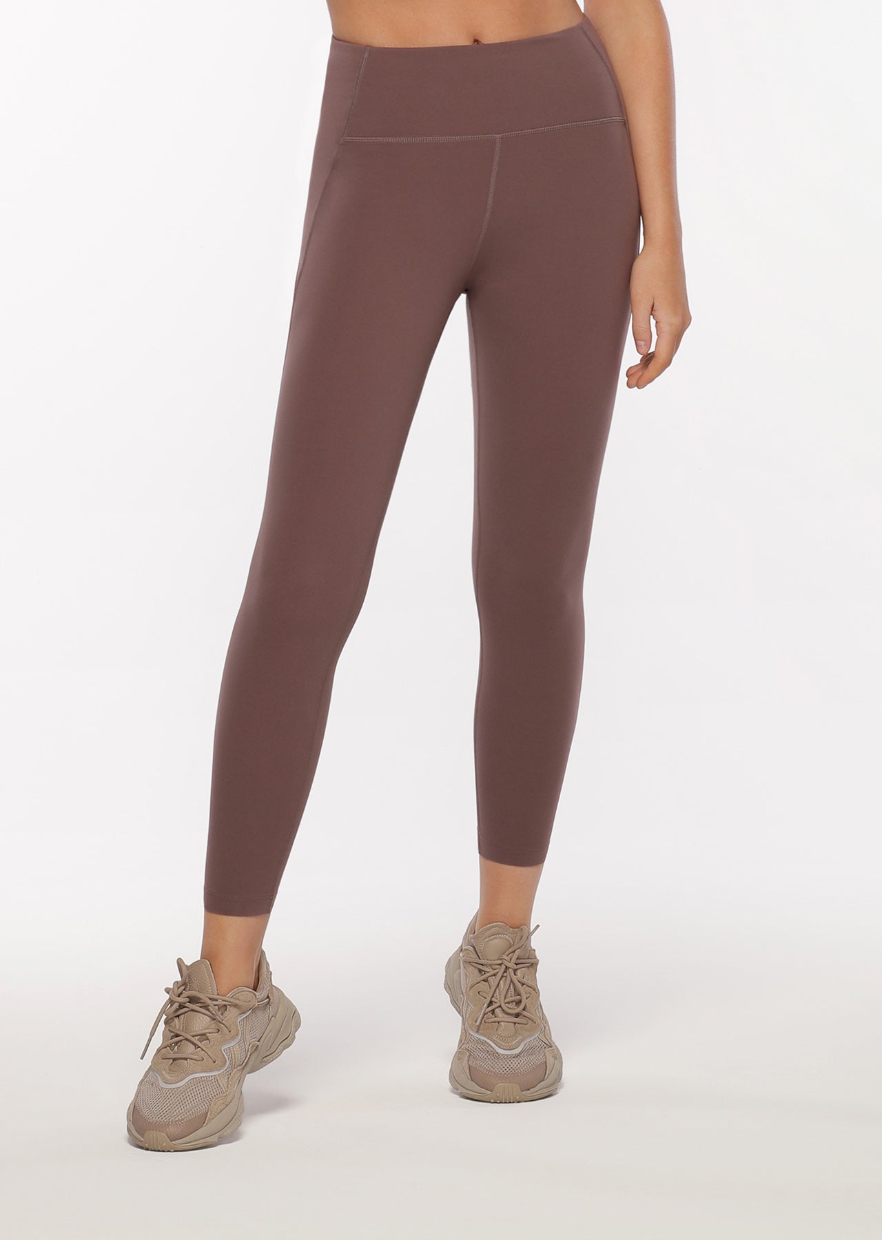 Lorna Jane No Dig Ankle Biter Leggings - Stone