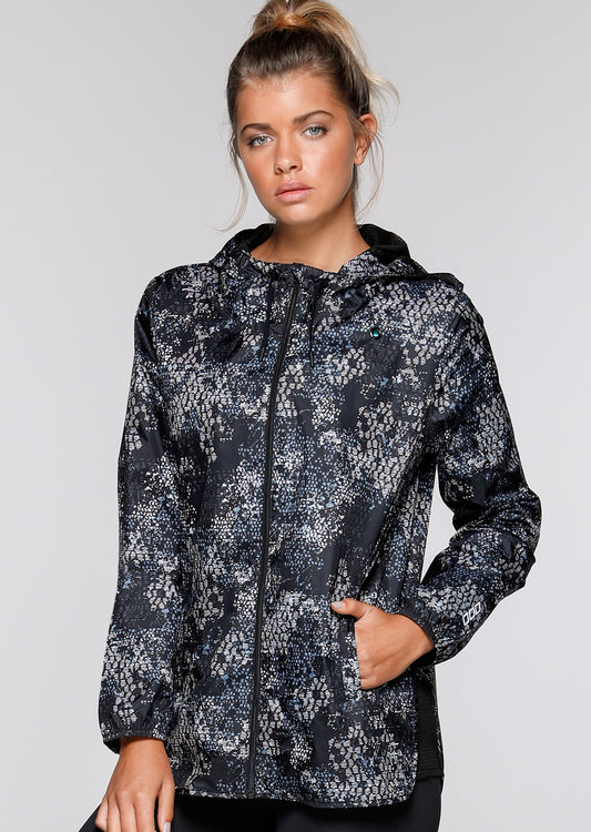 Lorna Jane No Distractions Jacket - Black/White