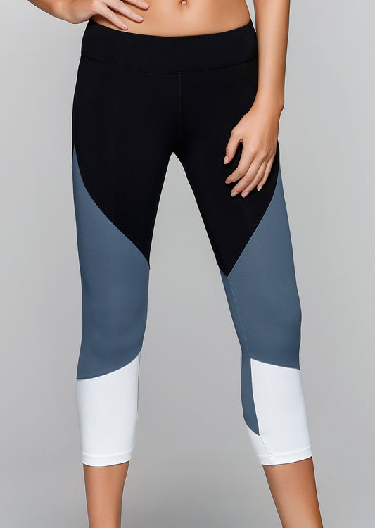Lorna Jane No Limits 7/8 Tight - Black/Powder Grey