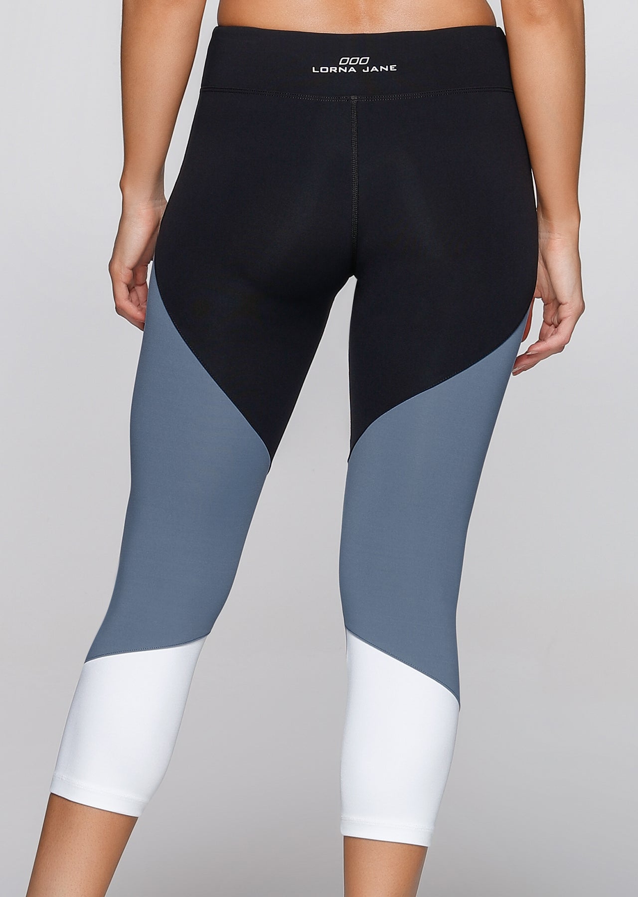 Lorna Jane No Limits 7/8 Tight - Black/Powder Grey