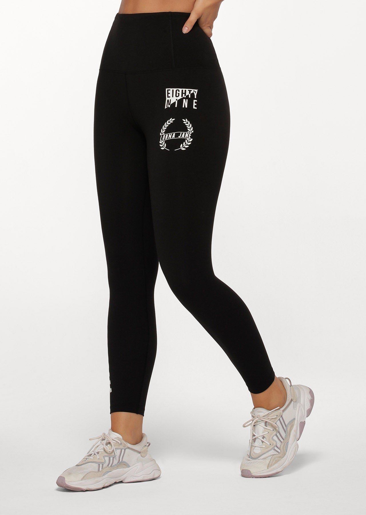 Lorna Jane No Limits Core Ankle Biter Leggings - Black