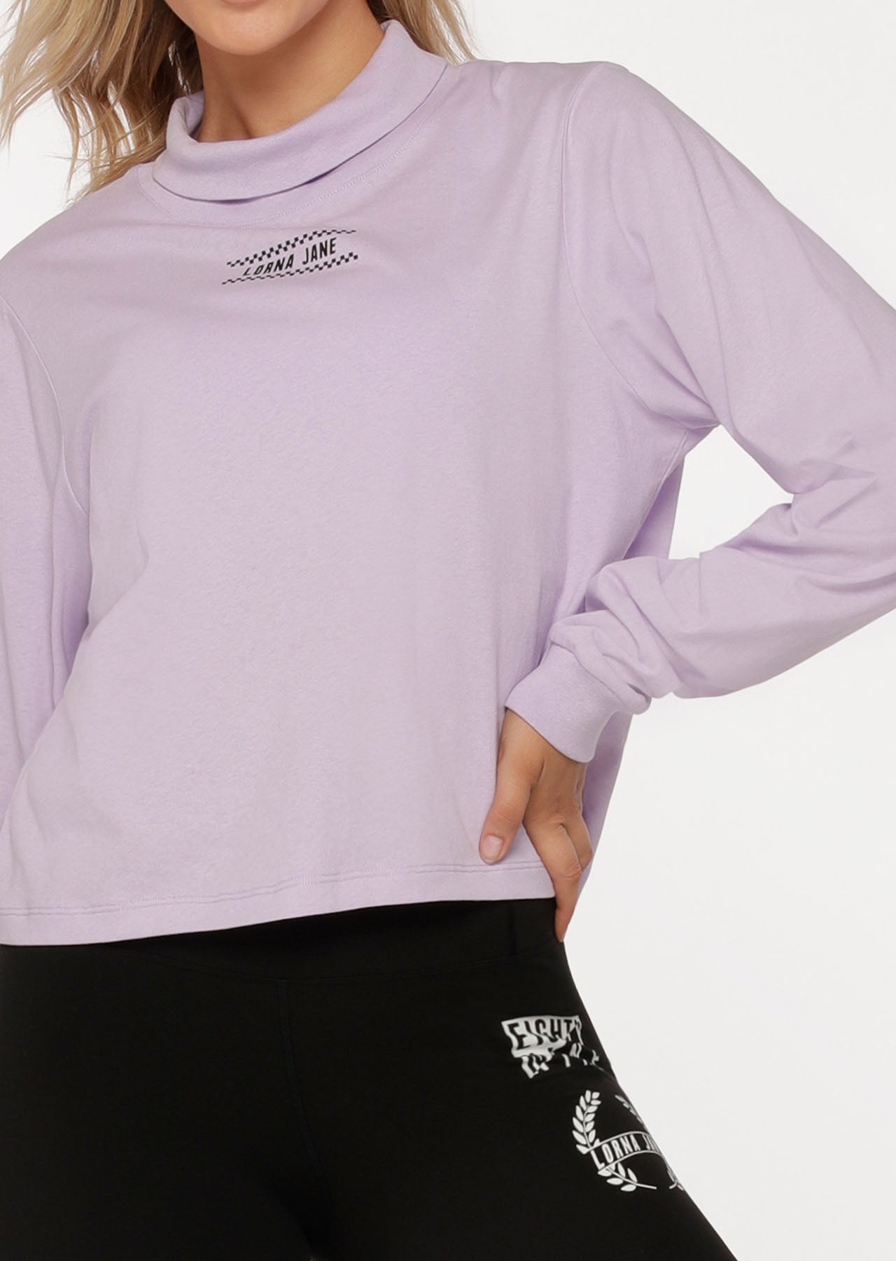 Lorna Jane No Limits Long Sleeve Top - Pale Violet