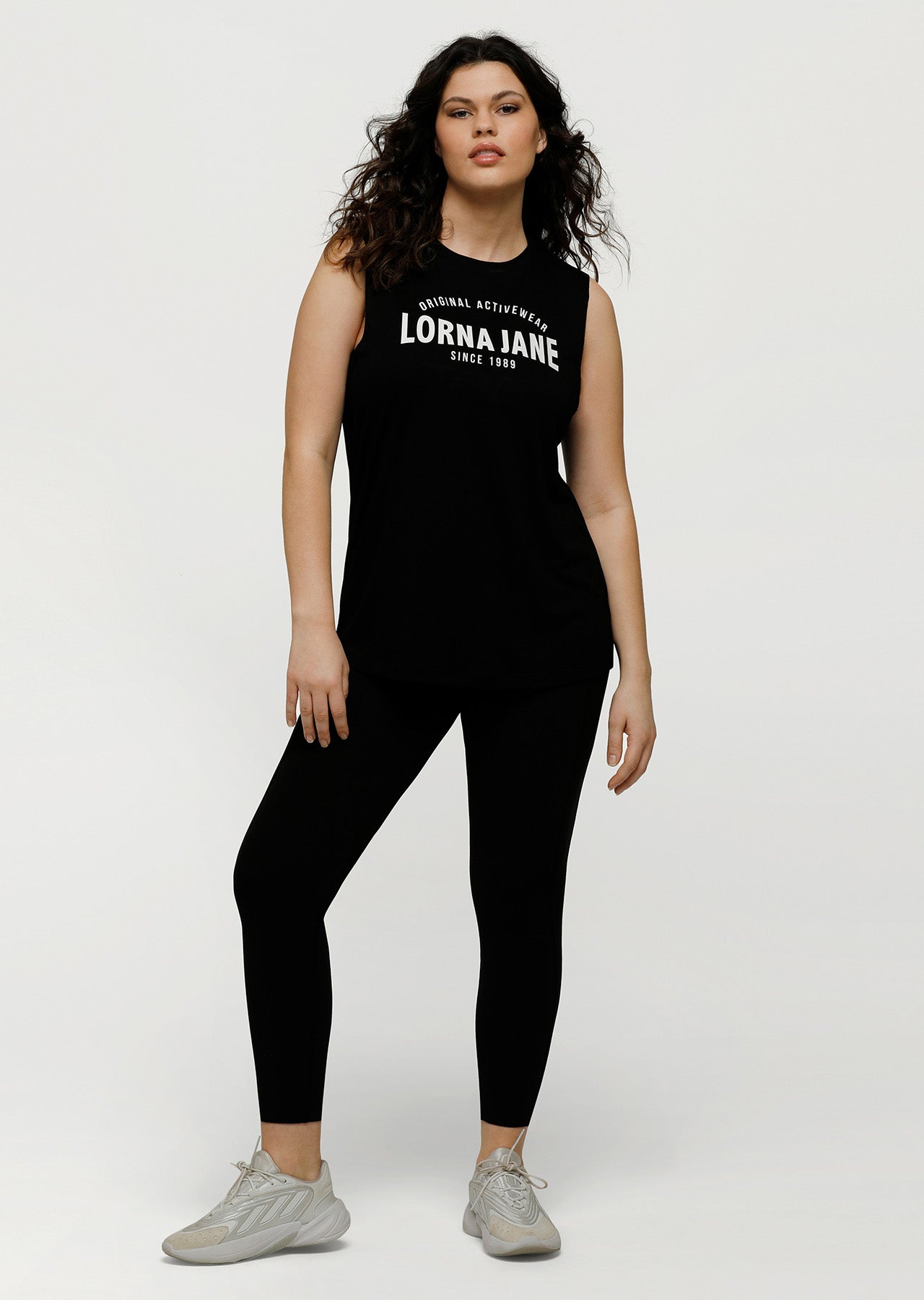 Lorna Jane No Limits Muscle Tank - Black