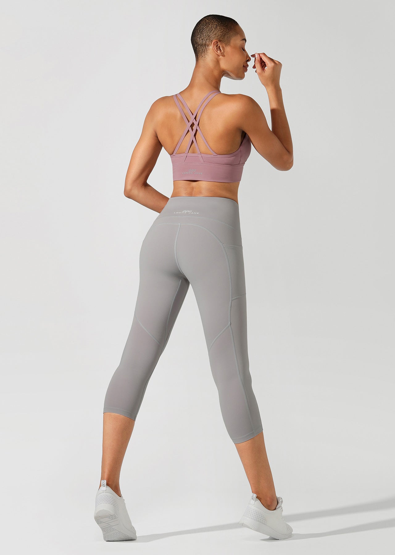 Lorna Jane No Ride Booty 7/8 Tight - Nu Grey