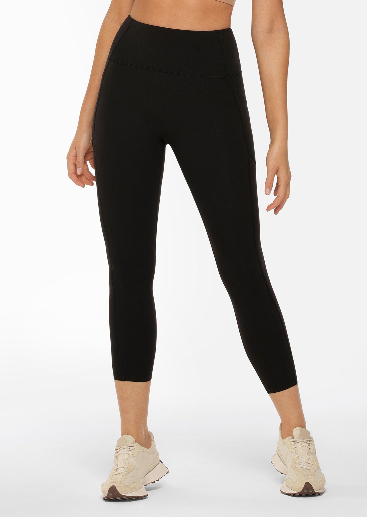 Lorna Jane No Ride Booty Ankle Biter Leggings - Black