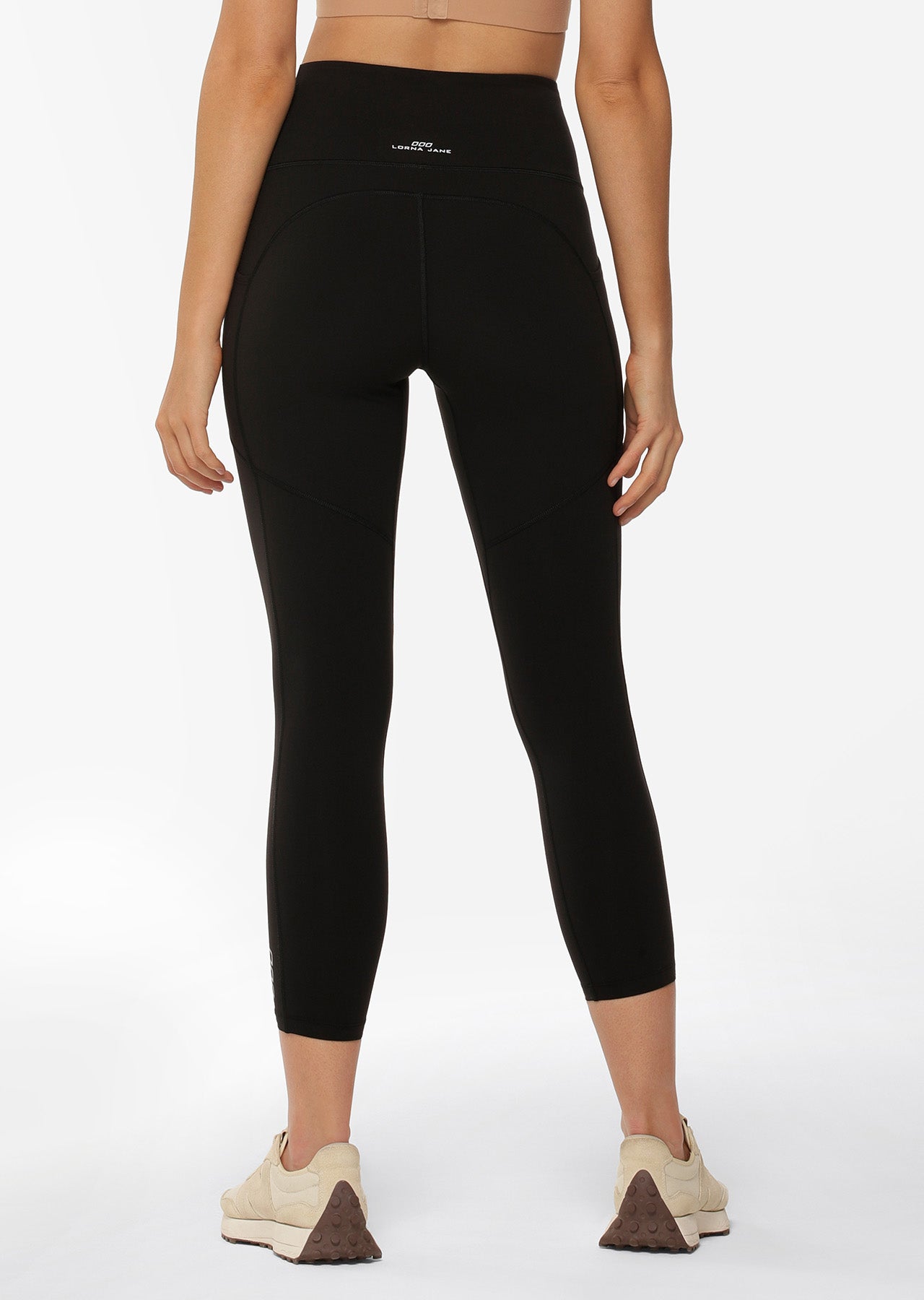 Lorna Jane No Ride Booty Ankle Biter Leggings - Black