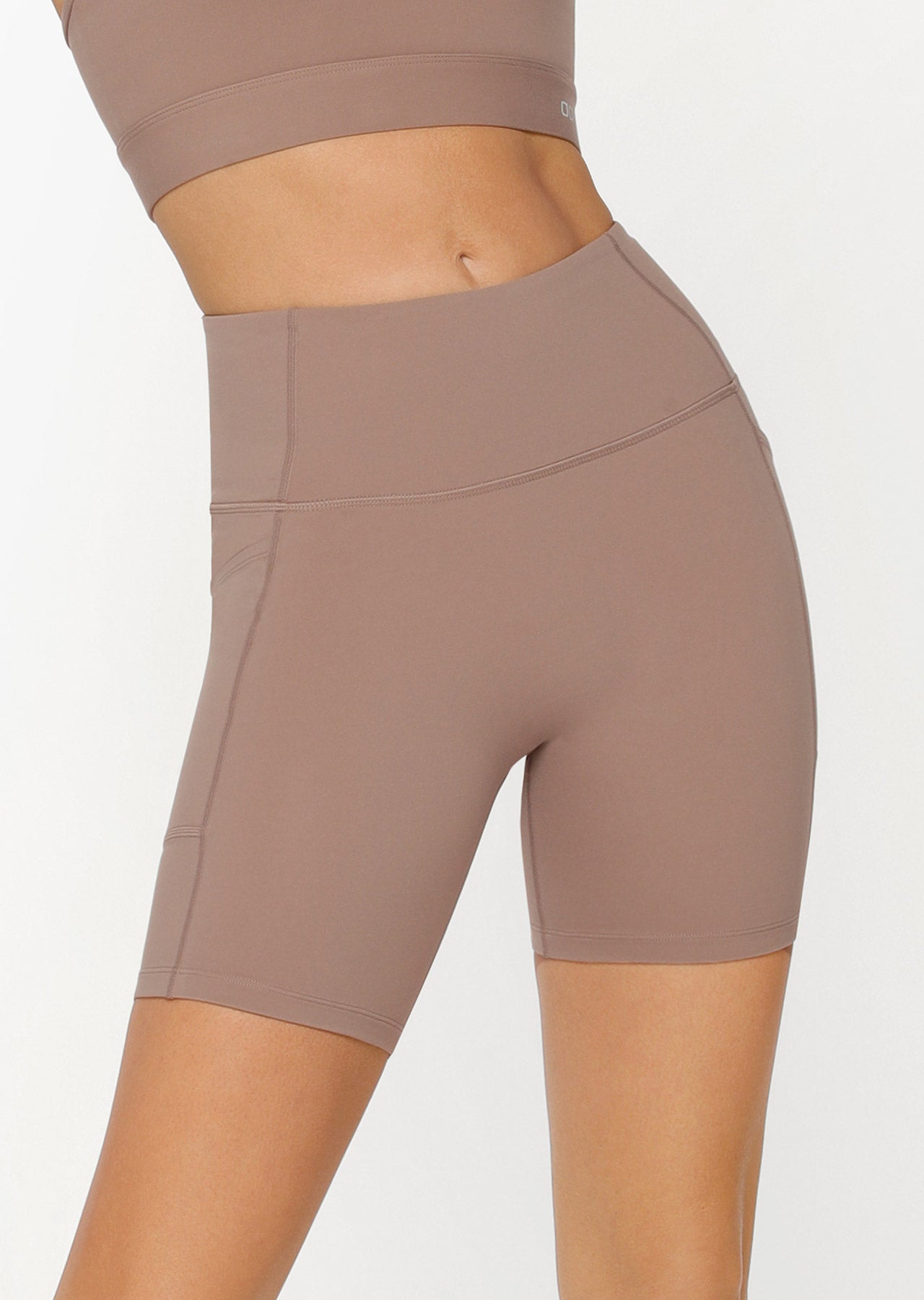 Lorna Jane No Ride Booty Bike Shorts - Bone