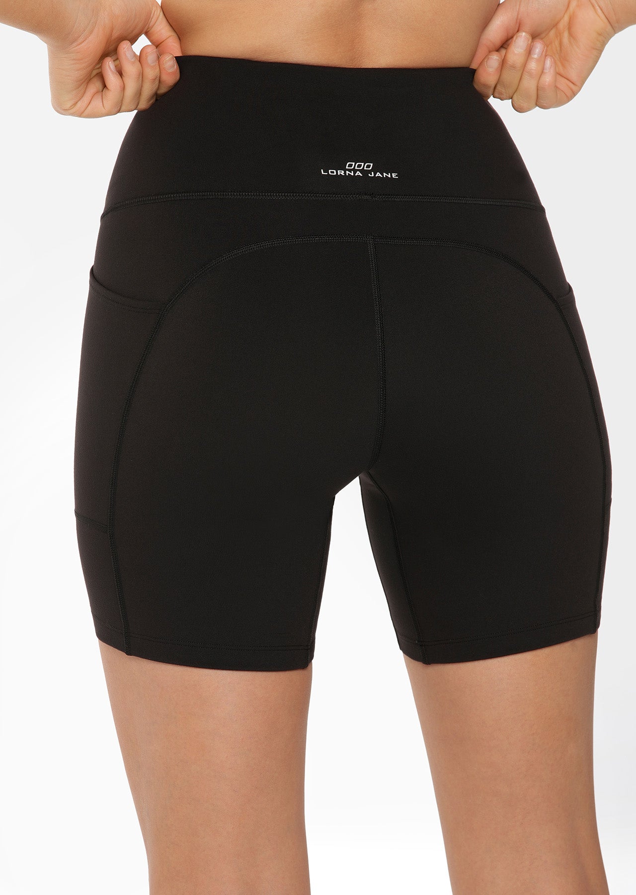 Lorna Jane No Ride Booty Bike Shorts - Black