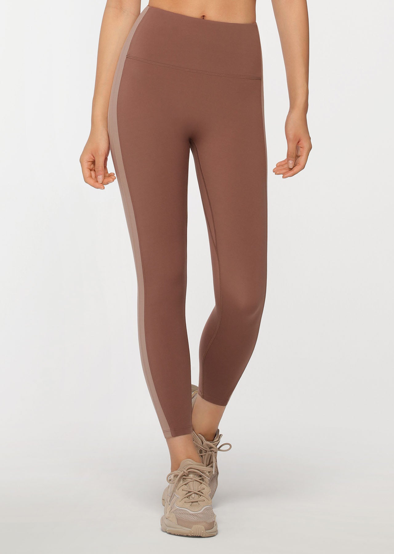 Lorna Jane No Ride Sportif Ankle Biter Leggings - Chocolate