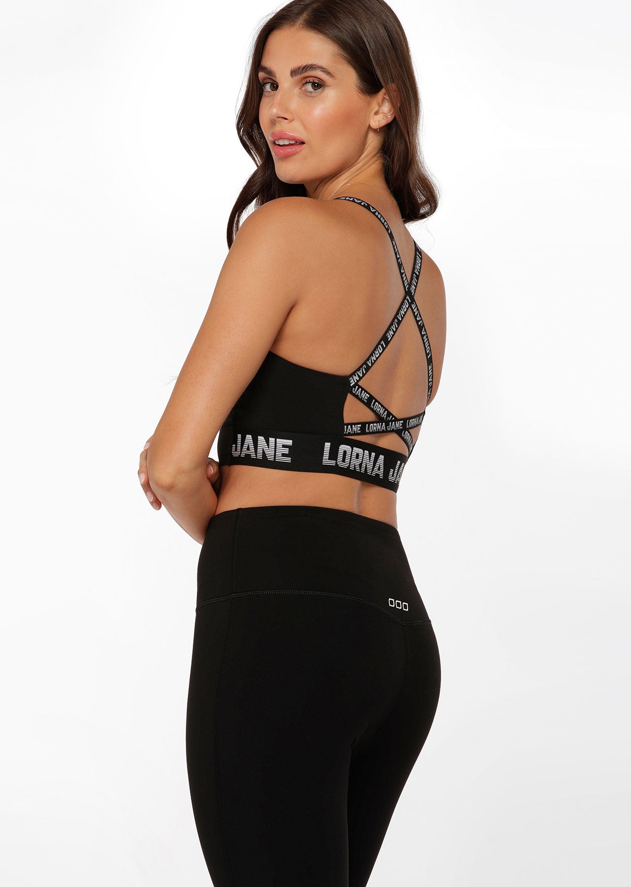 Lorna Jane Nobility Support Sports Bra - Black