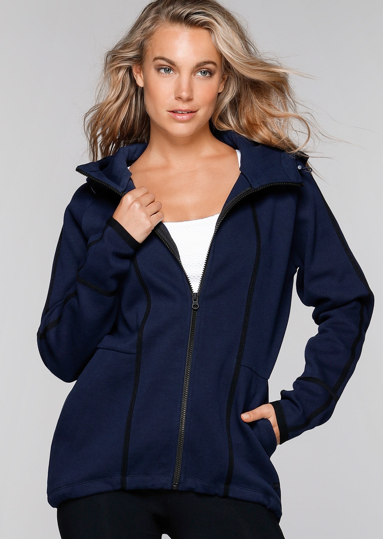 Lorna Jane Non Stop Warmth Active Jacket - Ink