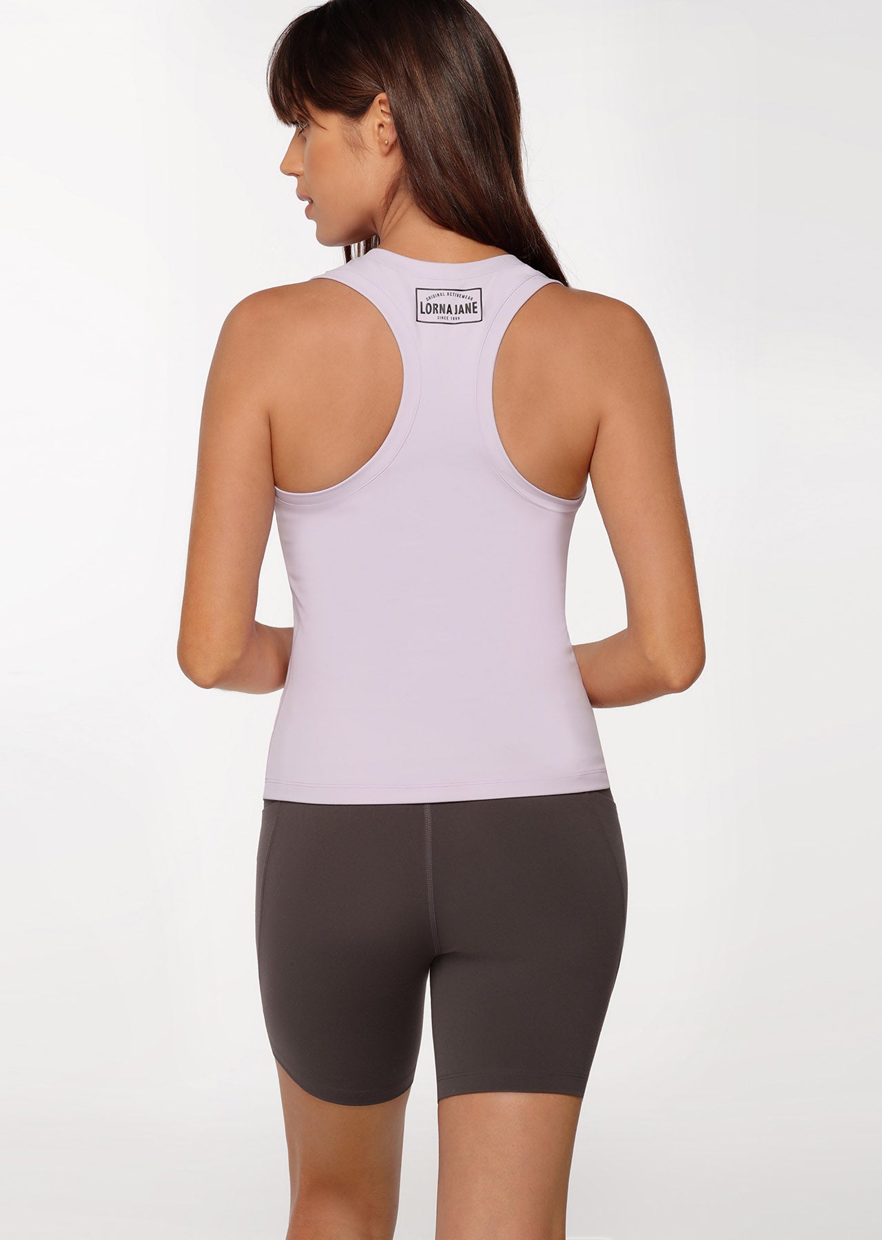 Lorna Jane Notch Active Tank - Pale Violet
