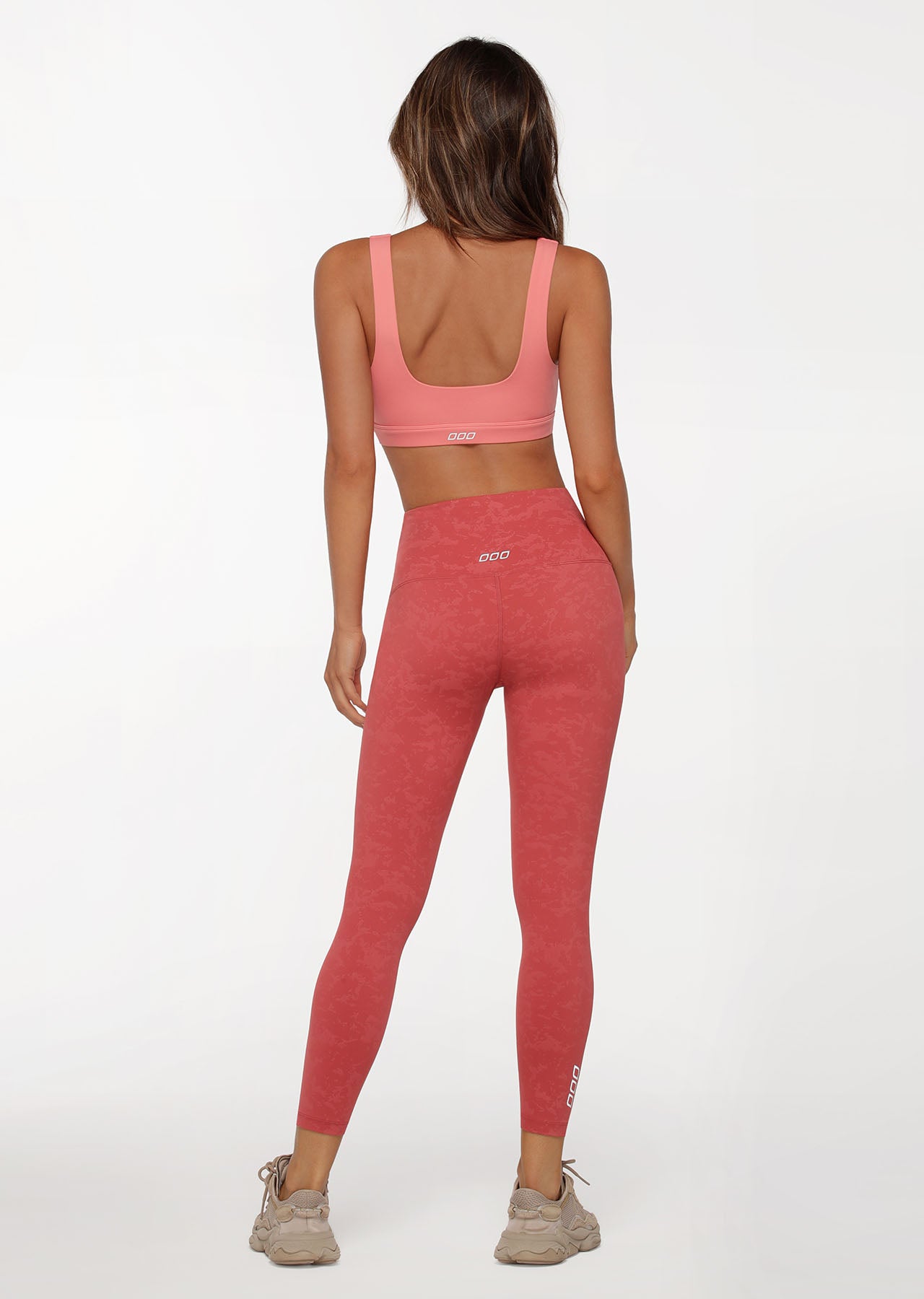 Lorna Jane Notch Front Sports Bra - Quartz Pink