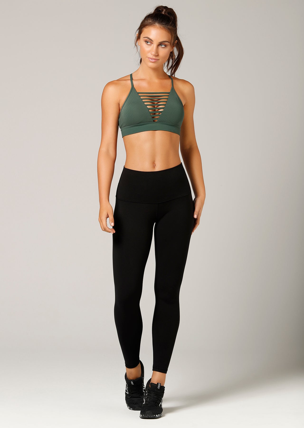 Lorna Jane Nothing 2 See Here F/L Tight - Black