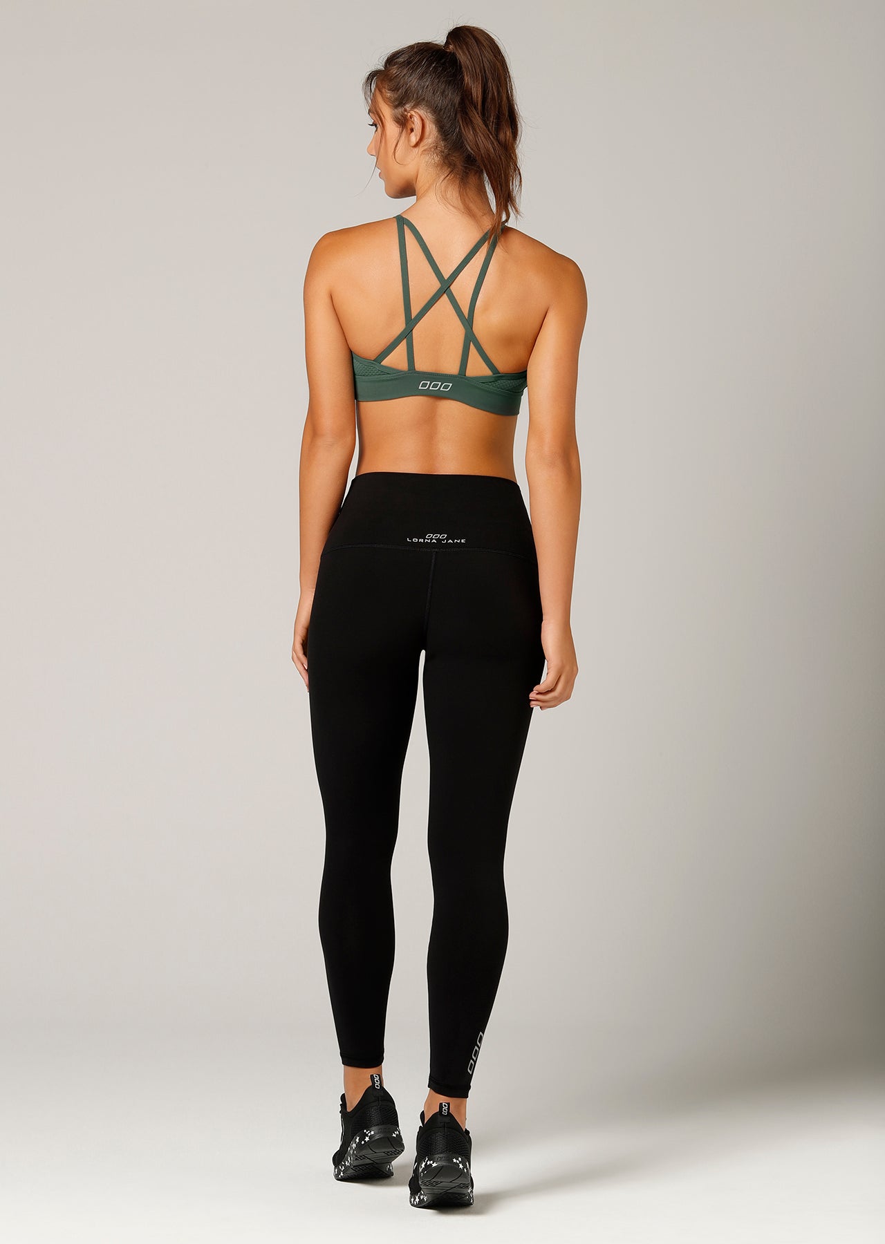 Lorna Jane Nothing 2 See Here F/L Tight - Black