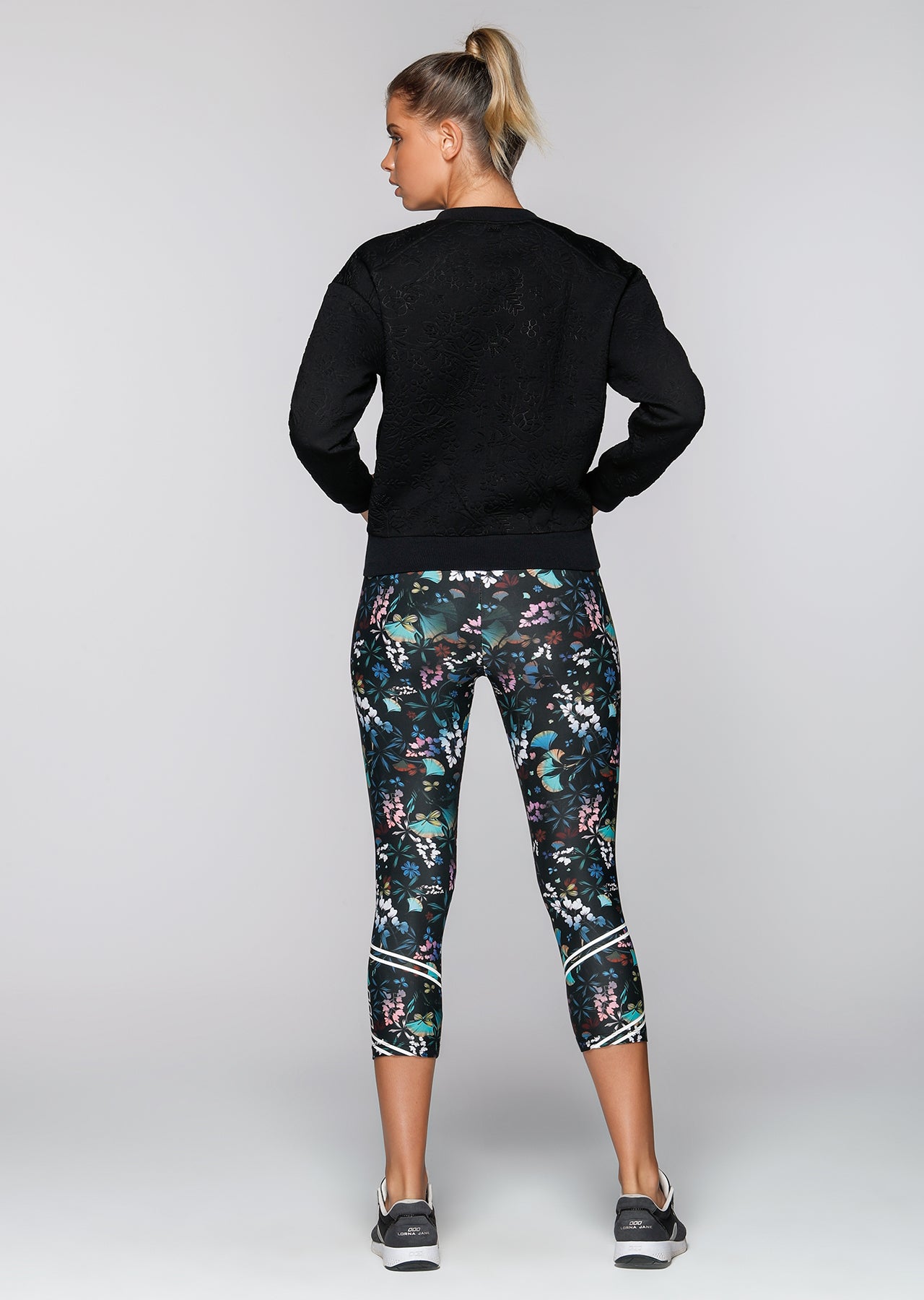 Lorna Jane Now Or Never Bomber Jacket - Black