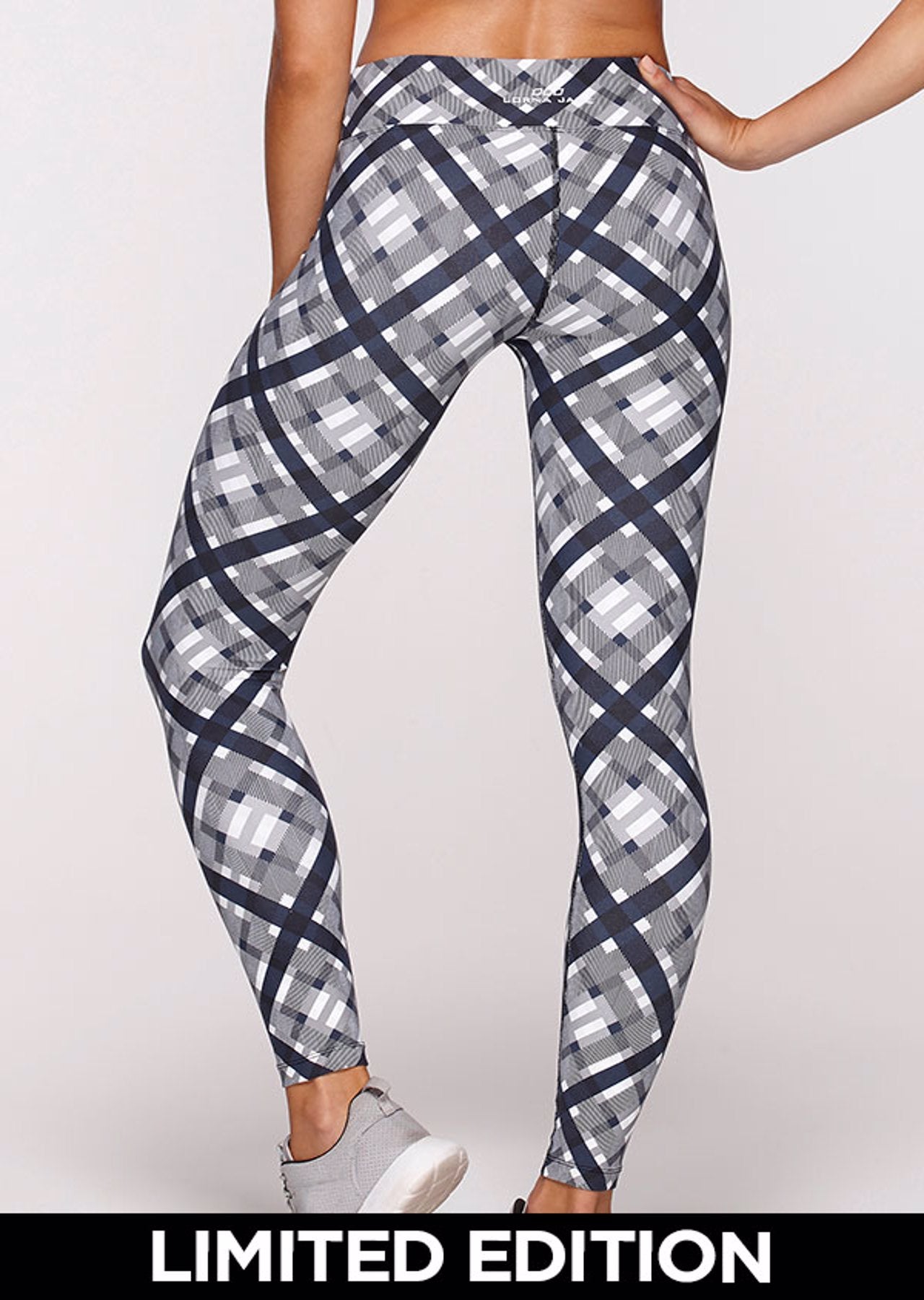 Lorna Jane Off Duty F/L Tight - Black/White