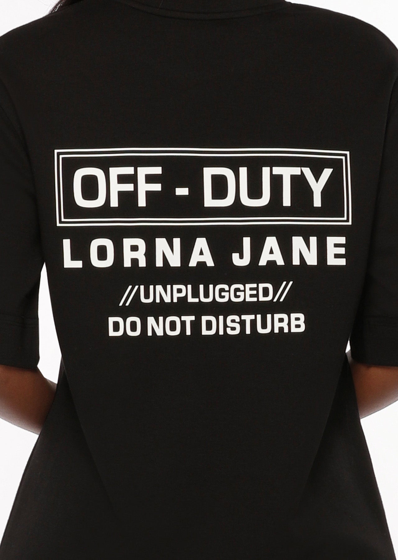 Lorna Jane Off Duty Oversized Dress - Black