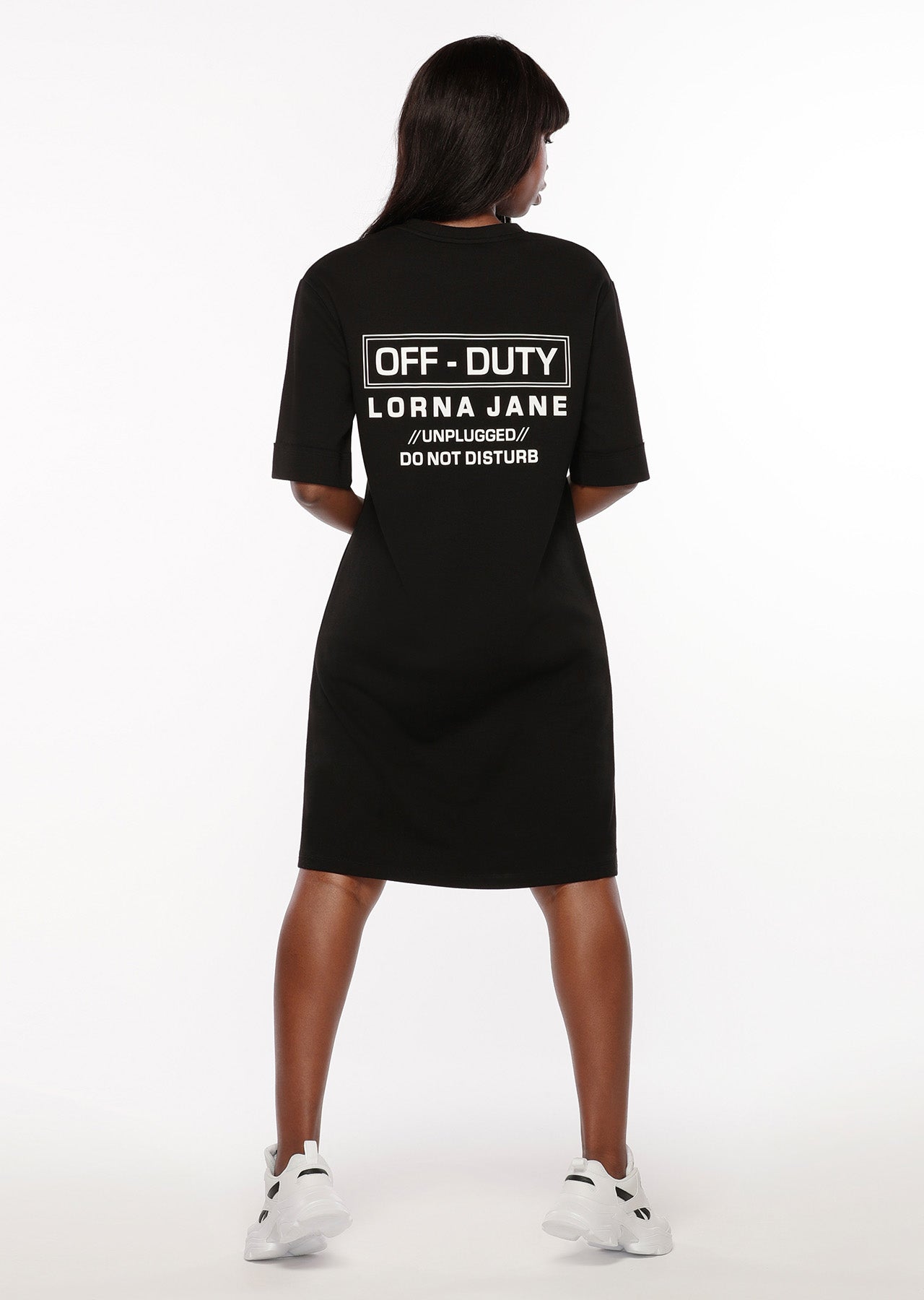 Lorna Jane Off Duty Oversized Dress - Black