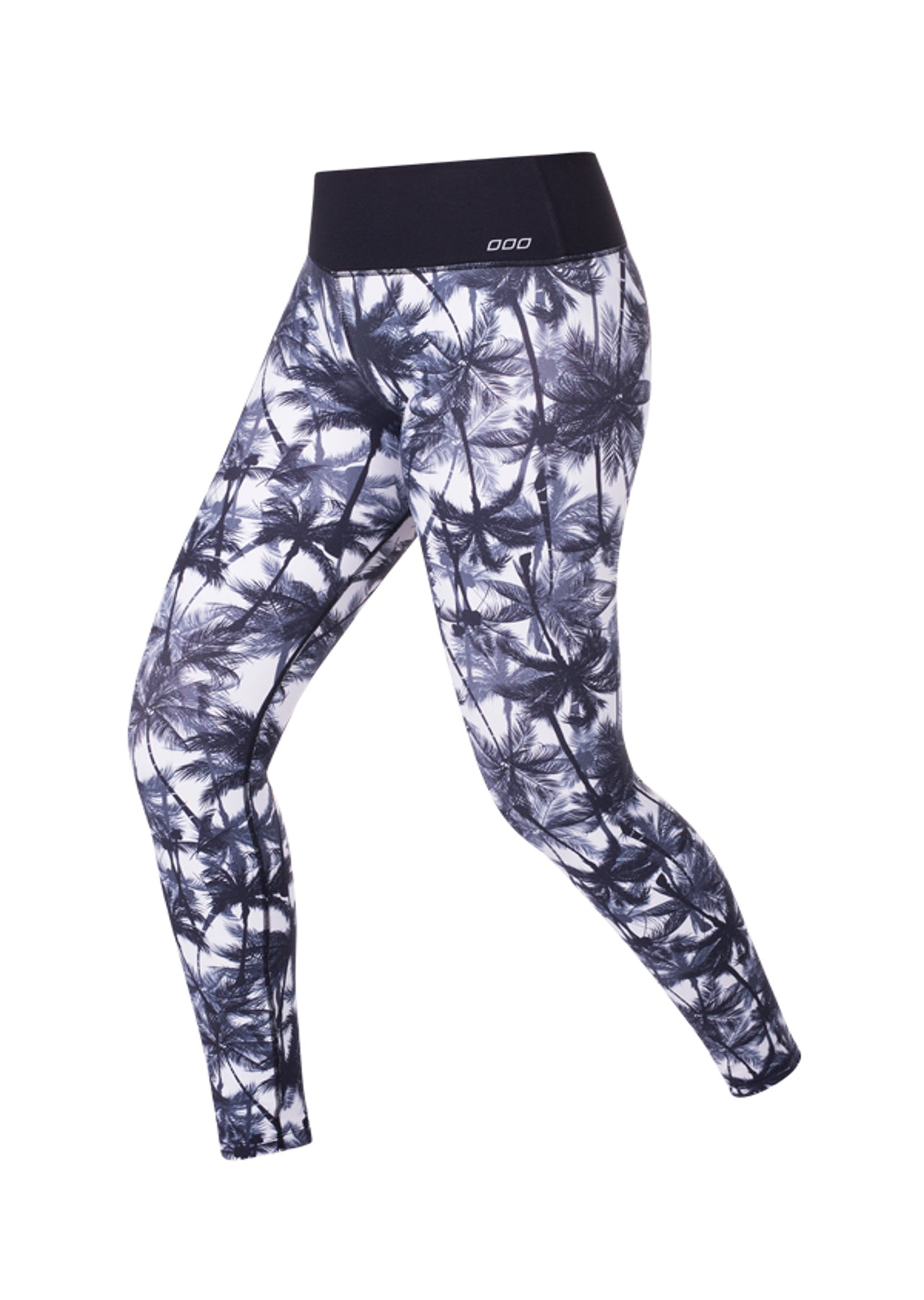 Lorna Jane Offbeat F/L Tight - Black/White