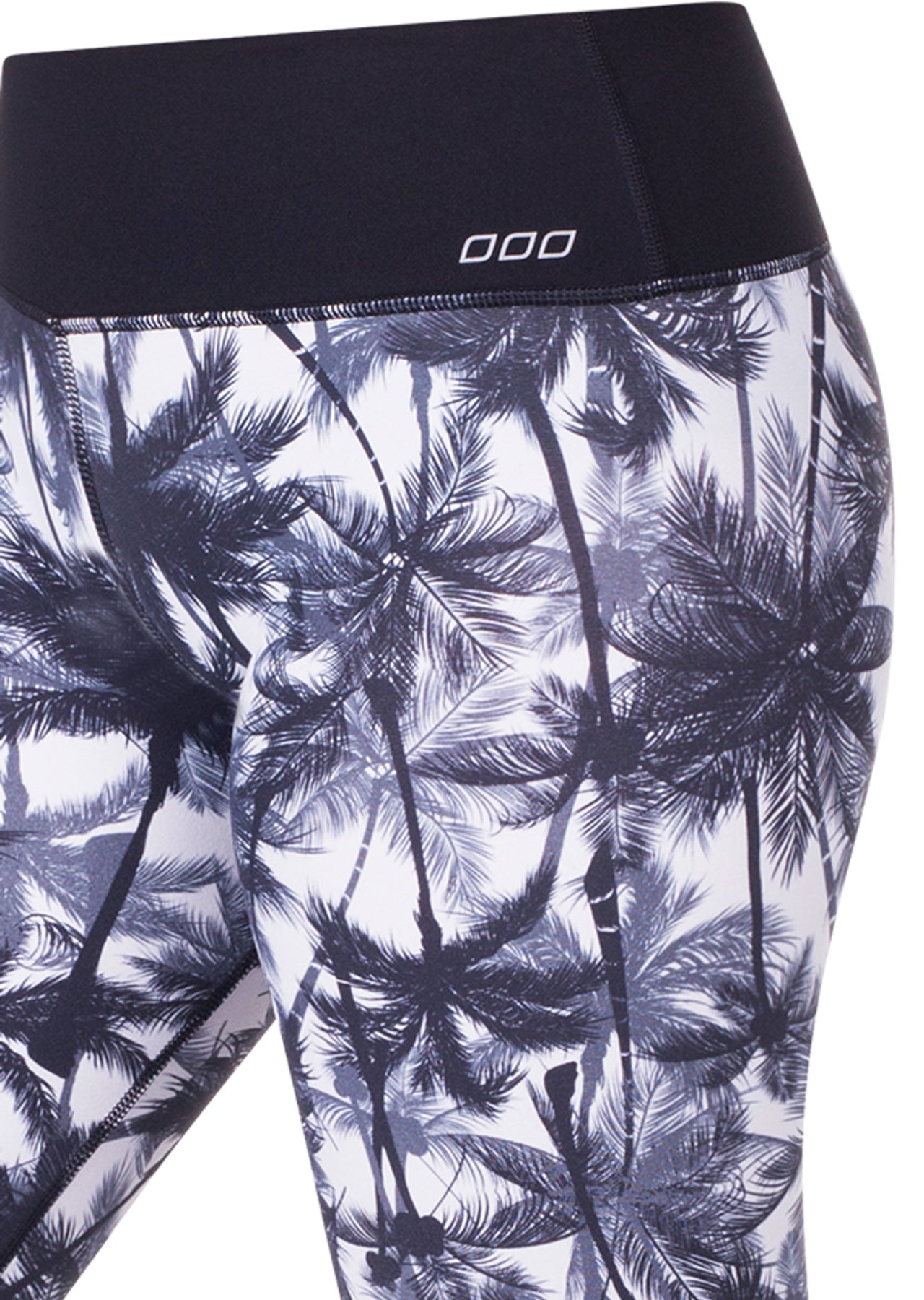 Lorna Jane Offbeat F/L Tight - Black/White