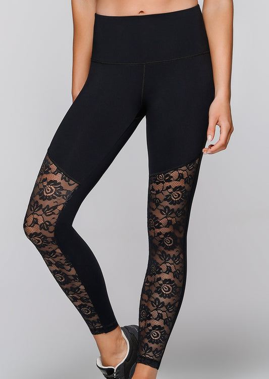 Lorna Jane Olympia F/L Tight - Black