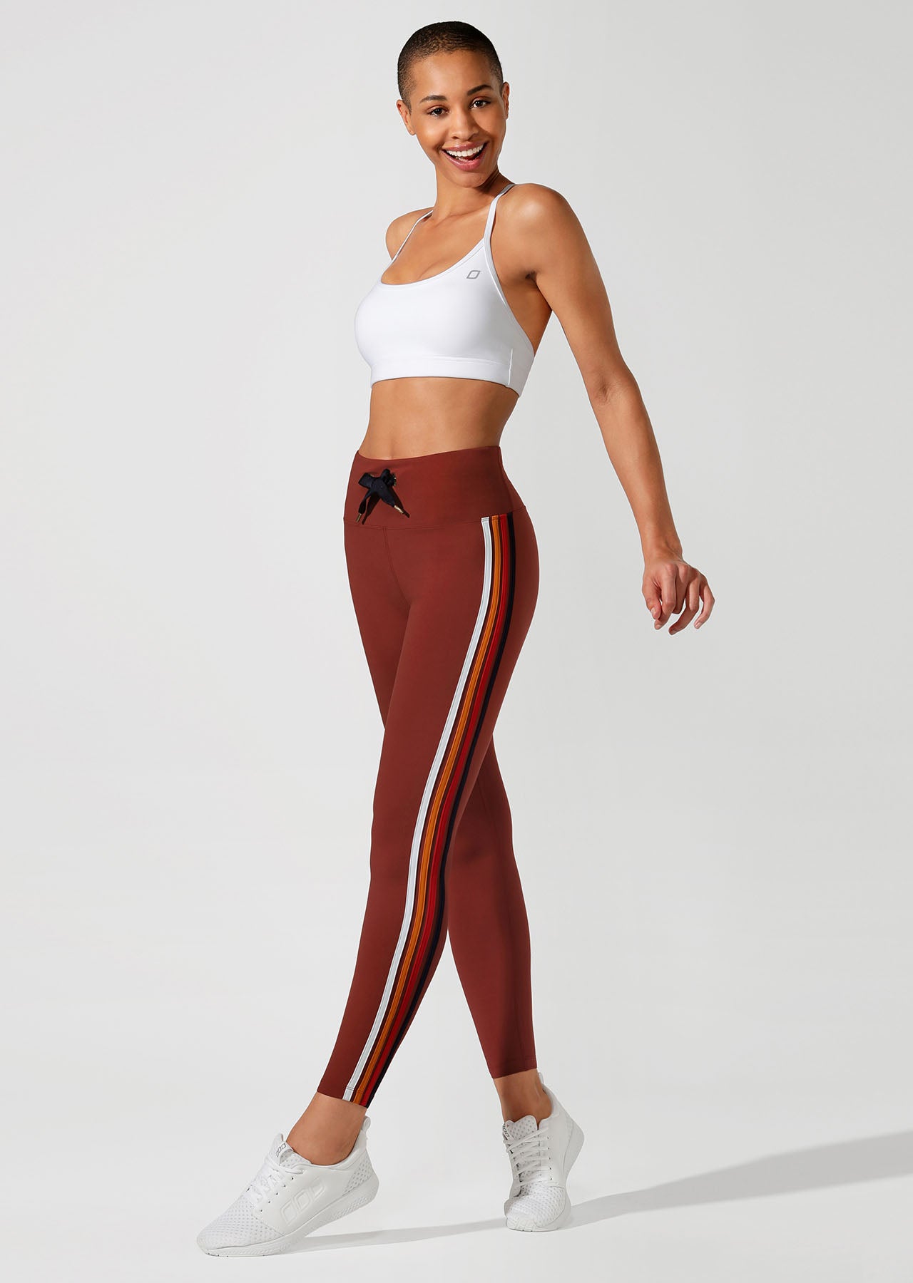 Lorna Jane On Fire Full Length Tight - Dark Copper