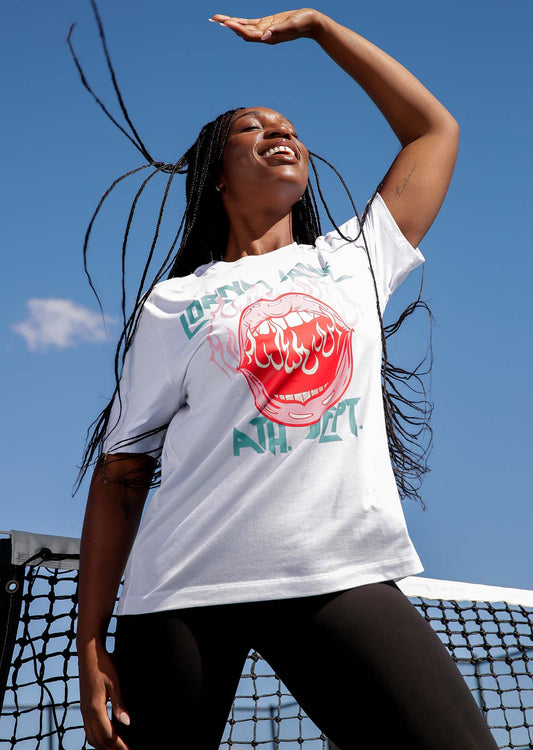 Lorna Jane On Fire Oversized Tee - White