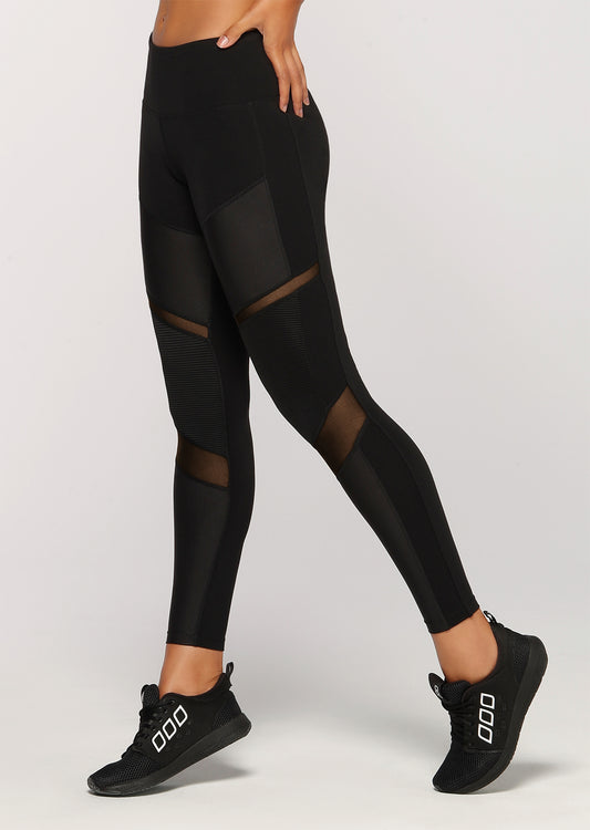 Lorna Jane On The Go F/L Tight - Black
