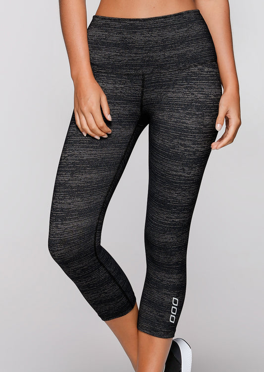 Lorna Jane Ophelia Support 7/8 tight - Black Marl