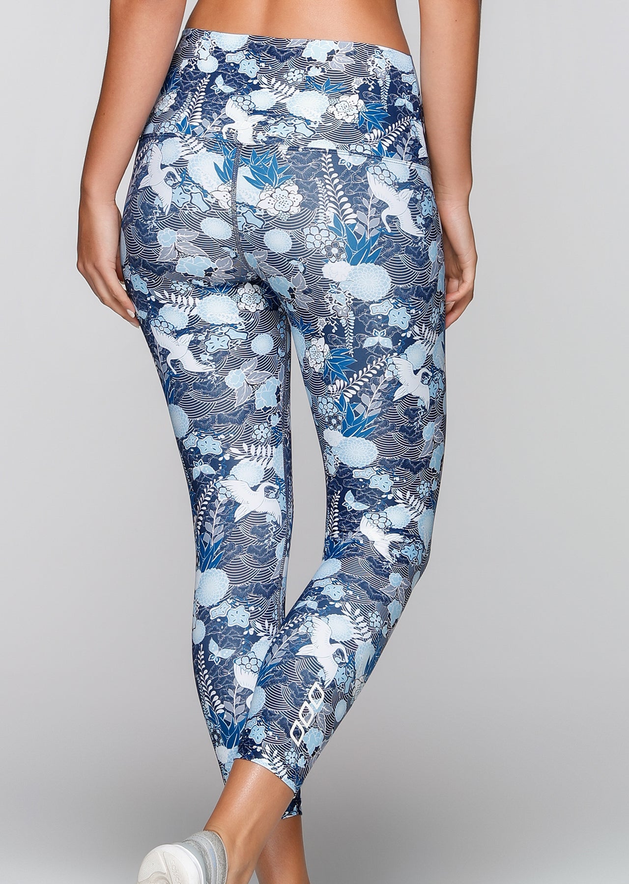 Lorna Jane Oriental Core Ankle Biter Tight - Oriental Print
