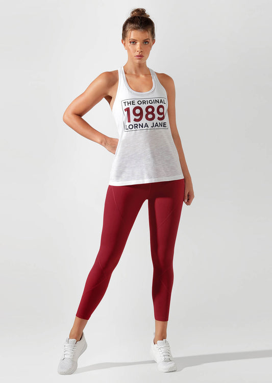 Lorna Jane Original Slouchy Tank - White