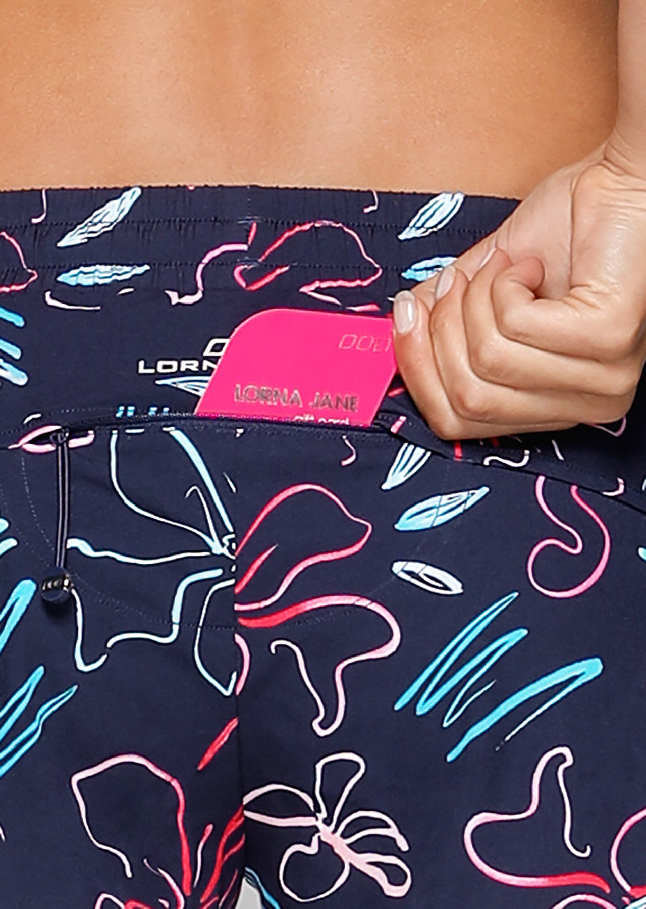 Lorna Jane Osaka Bloom Run Shorts - Osaka Bloom Print