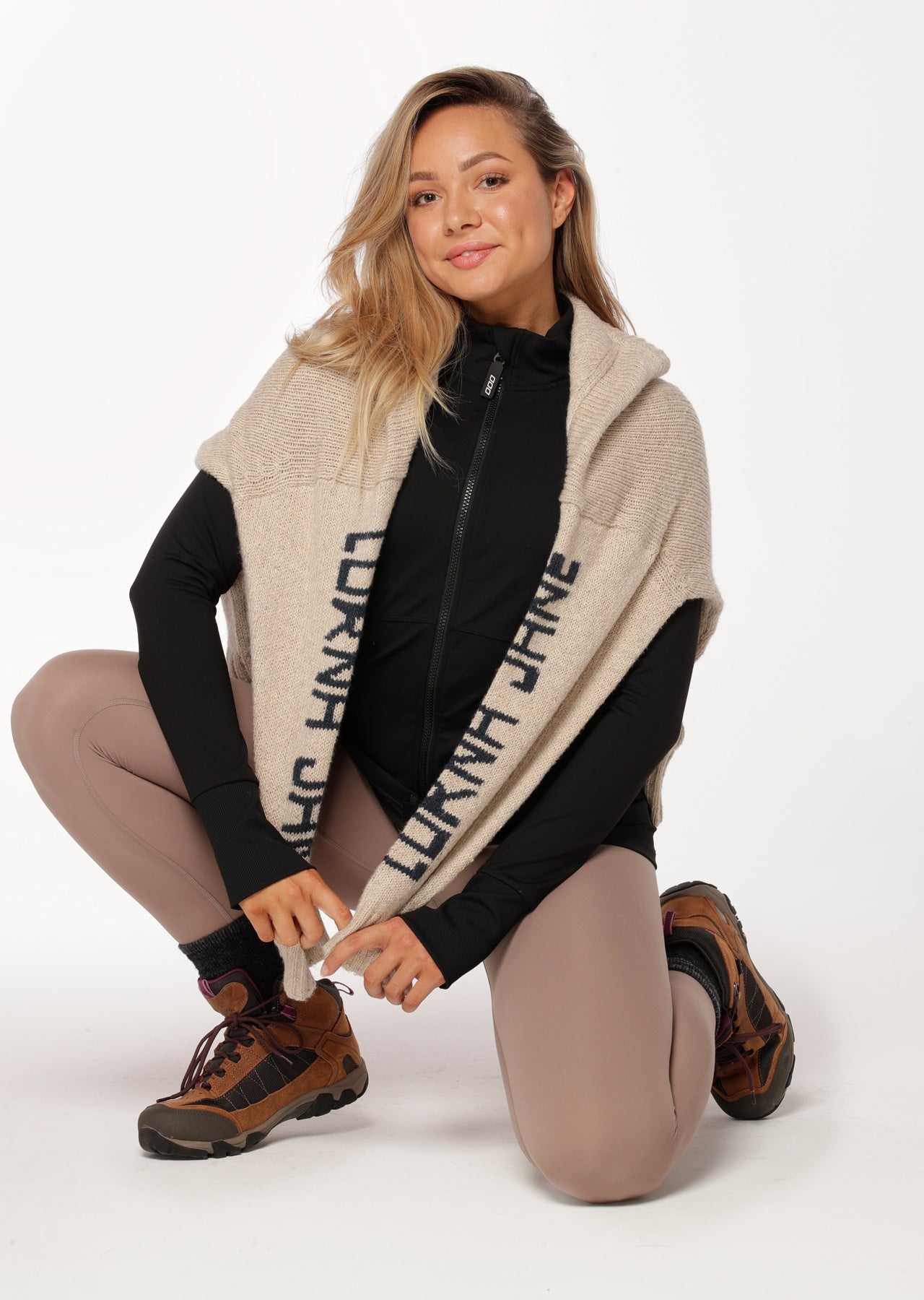 Lorna Jane Oversized Lifestyle Jumper - Oatmeal