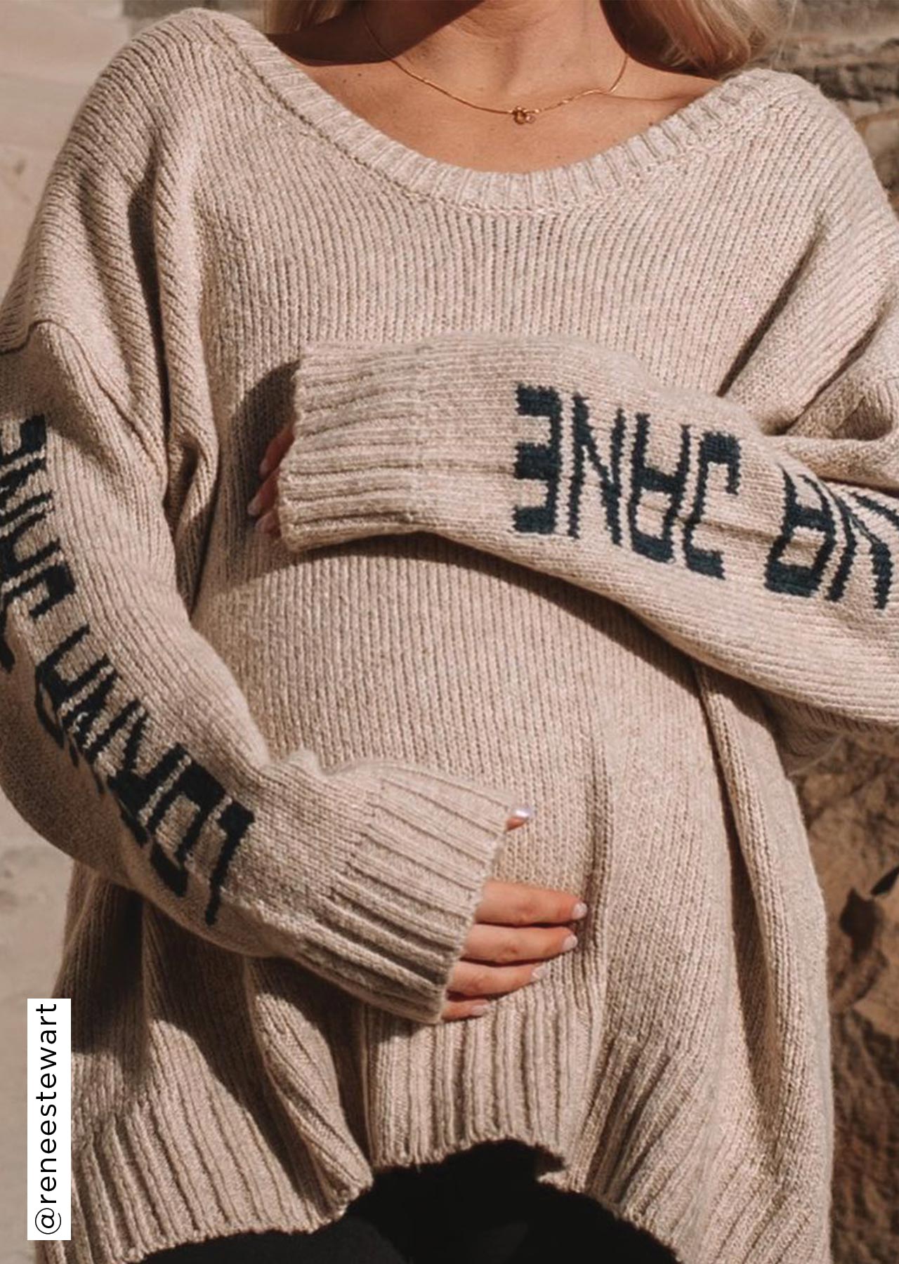 Lorna Jane Oversized Lifestyle Jumper - Oatmeal