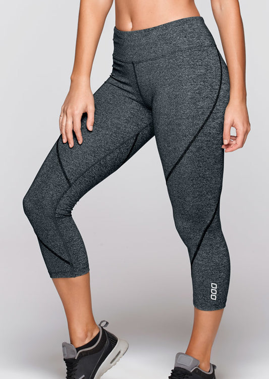 Lorna Jane Oxford 7/8 Tight - Black Marl