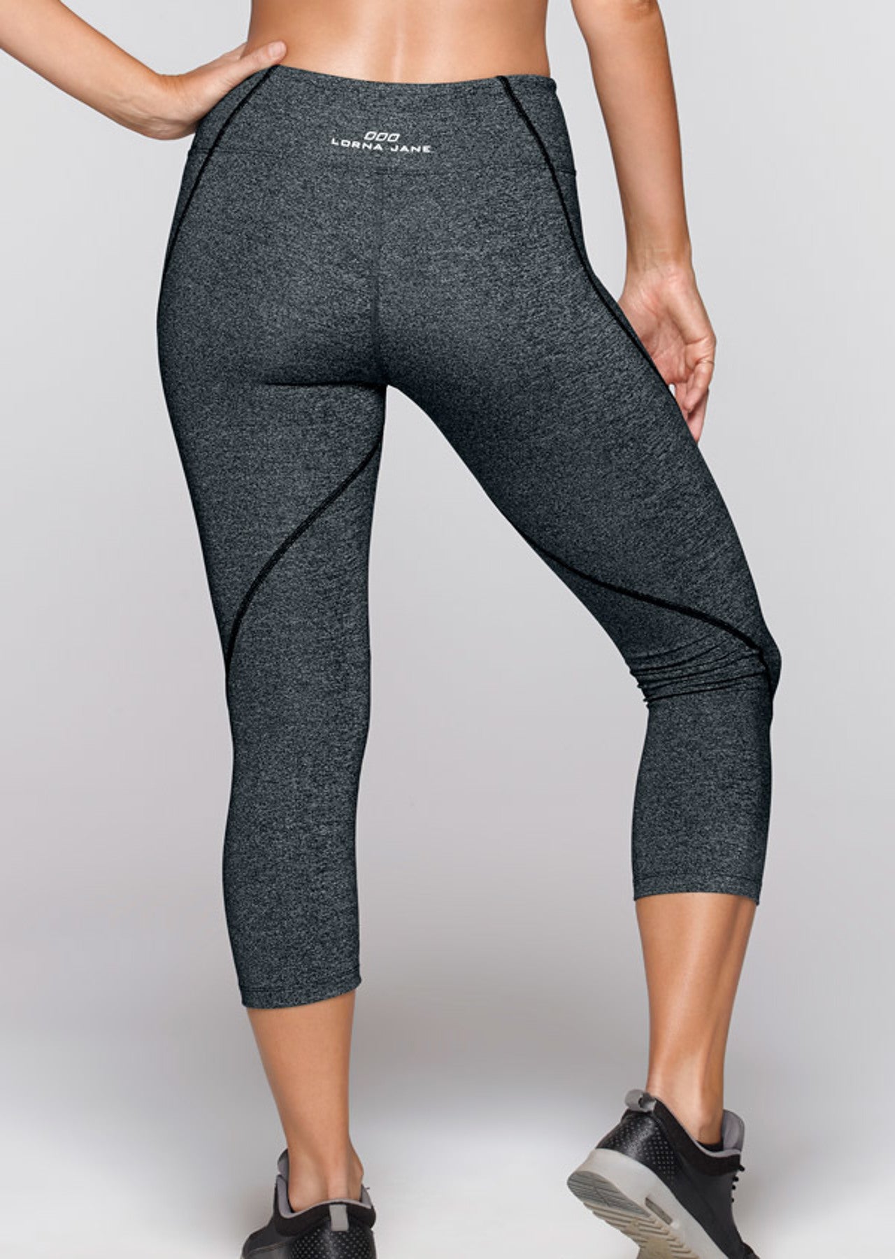 Lorna Jane Oxford 7/8 Tight - Black Marl