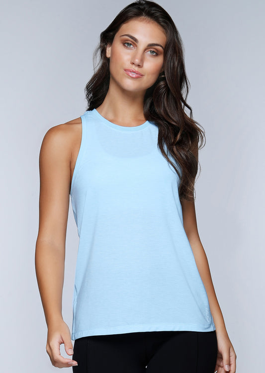 Lorna Jane Pace Active Tank - Blue Sky Marl