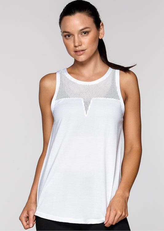Lorna Jane Pace Excel Tank - White