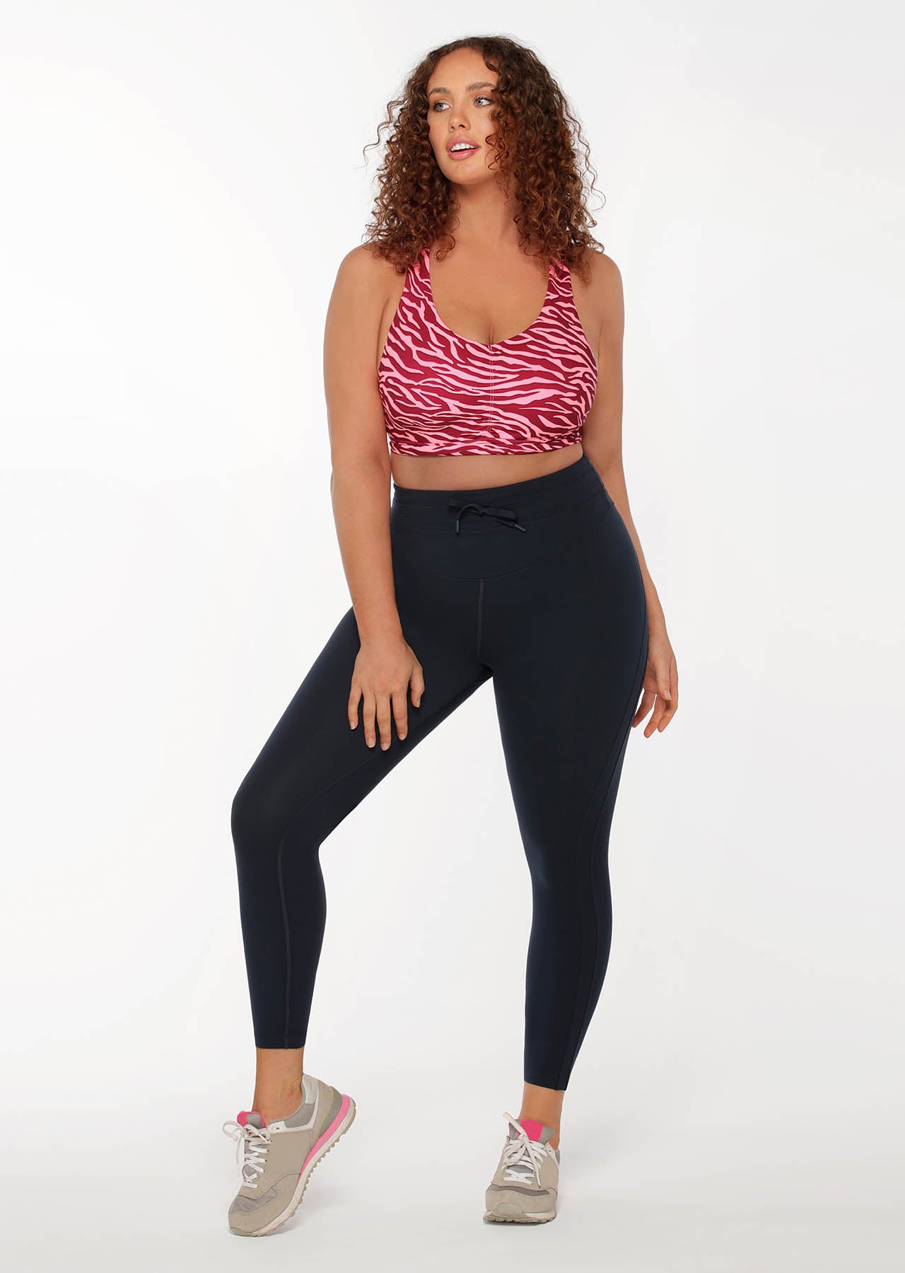 Lorna Jane Pace It Core Stability Ankle Biter Leggings - Midnight Indigo