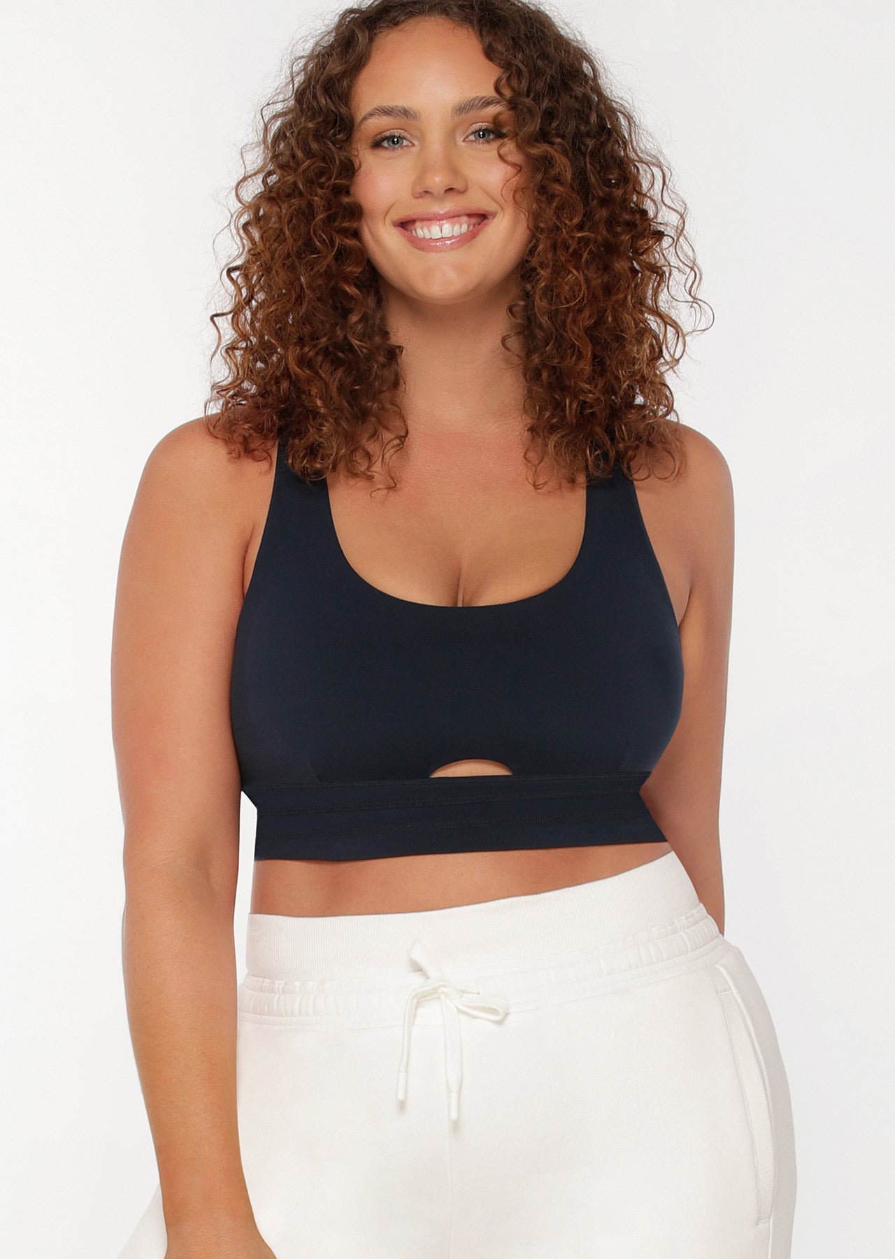 Lorna Jane Pace It Sports Bra - Midnight Indigo