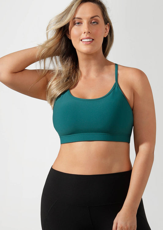 Lorna Jane Pammy Sports Bra - Amazon Green