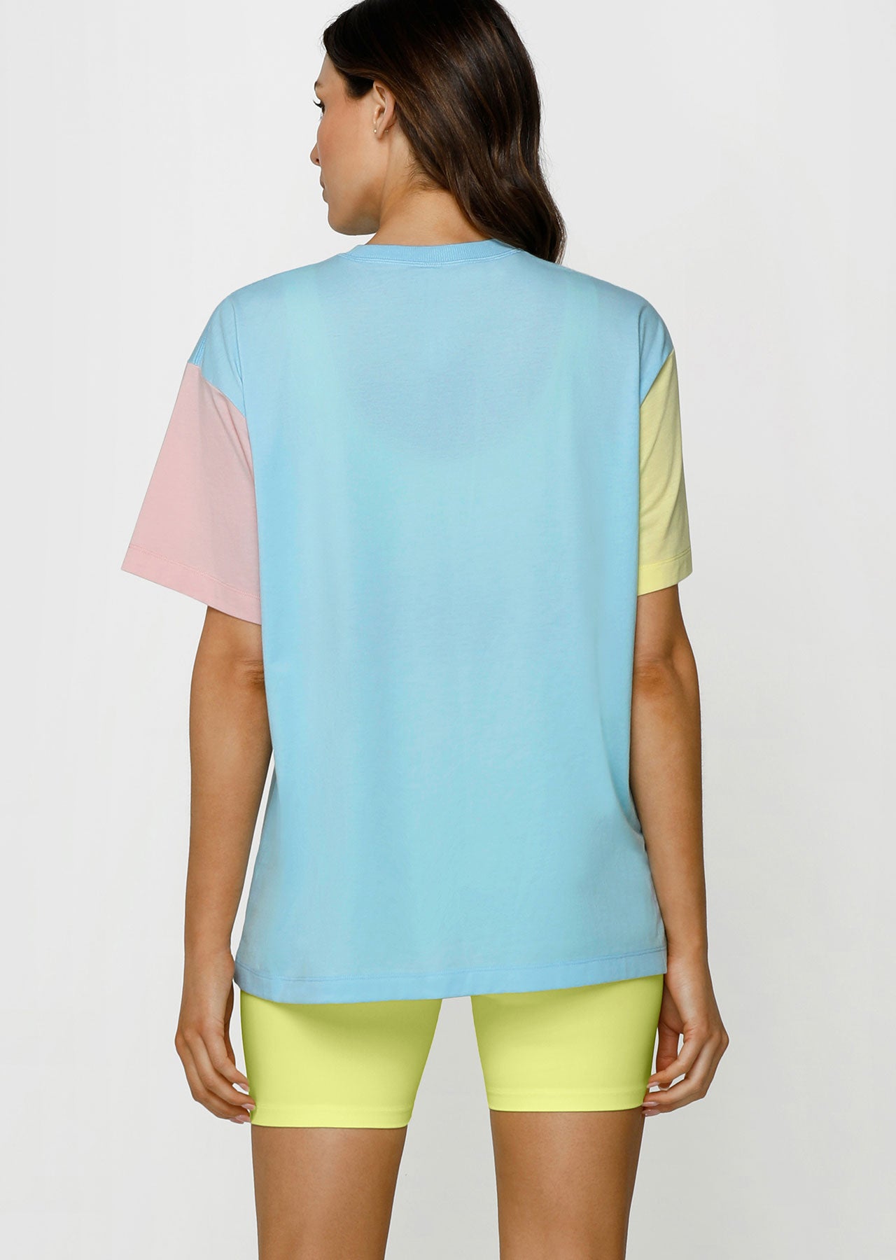 Lorna Jane Pastel Power Oversized Tee - Blue Sky