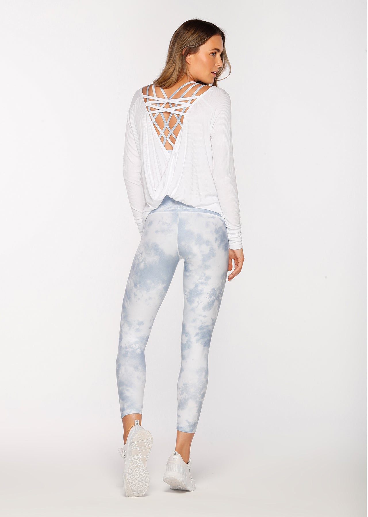 Lorna Jane Perfect Practice L/Slv Top - White