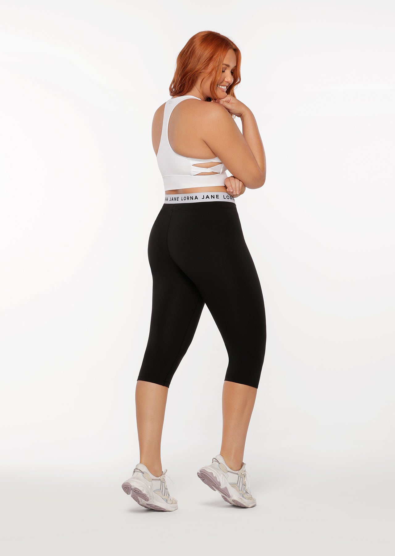 Lorna Jane Perfect Stretch 3/4 Leggings - Black